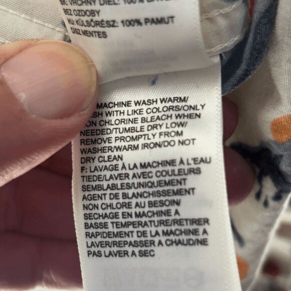 The North Face Men’s Baytrail Button Up Short Sleeve Shirt Mountain Print Large - Picture 5 of 9